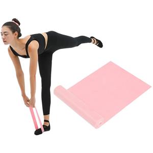 Huismerk 3 stks latex yoga stretch elastische riem hip squat resistance band specificatie: 2000x150x0.35mm (pure cherry roze)