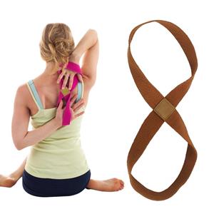Huismerk 2 stks yoga stretch riem katoenen dikke Mobius strip