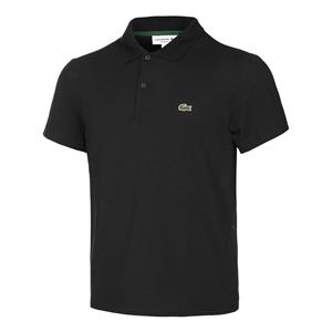 Lacoste Herren Lacoste Regular Fit Poloshirt aus Bio-Baumwolle - Schwarz 
