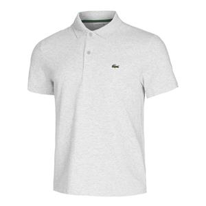 Lacoste Herren Lacoste Regular Fit Poloshirt aus Bio-Baumwolle - Heidekraut Grau 