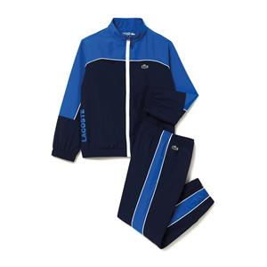 Lacoste Jungen Lacoste Sport Trainingsanzug mit Colourblock - Navy Blau / Blau 