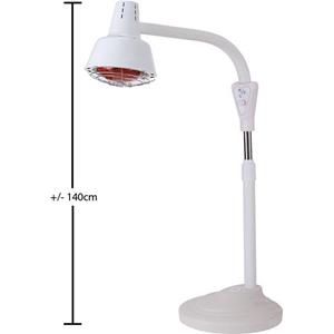 Huismerk Infraroodlamp 275w - Warmtelamp Tegen Spier- En Gewrichtspijn - Infraroodtherapie - Wit