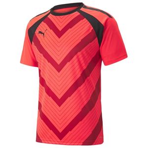 PUMA teamLIGA Graphic Jersey Fiery Coral-Burnt Red