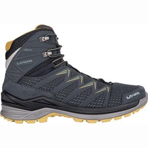 Lowa Innox Pro GTX Mid - Wanderschuhe - Herren Steel Blue / Mustard 43.5