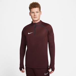 Nike Trainingsshirt Therma-FIT ADV Drill Winter Warrior - Bordeaux/Zilver
