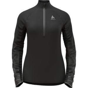 Odlo Zeroweight Ceramiwarm Reflective Mid Layer Half-Zip Lauftop