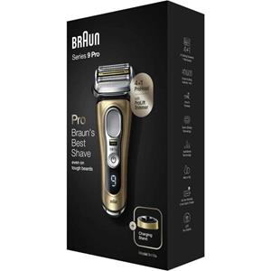 Braun Shaver Serie 9 Pro 9419s Nat&Droog Goud/Zilver