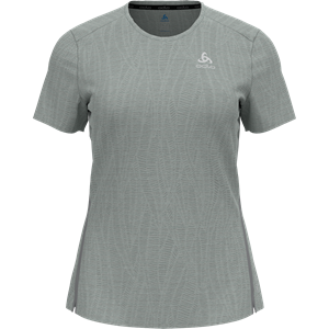 Odlo Zeroweight Engineered - T-Shirt - Damen Stone Grey Melange L