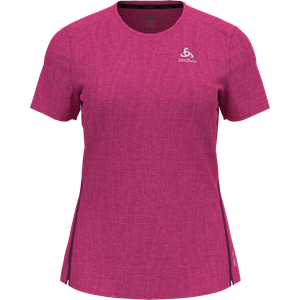 Odlo Zeroweight Engineered - T-Shirt - Damen Festival Fuchsia Melange XL