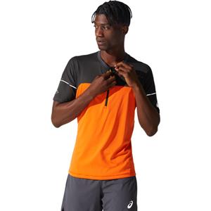 asics FUJITRAIL TOP Herren Laufshirt grau 