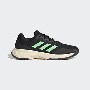 Adidas Schuhe  - GameCourt 2 M HR0755 Core Black / Beam Green / Beam Yellow