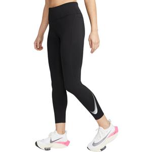 Nike Fast 7/8 Leggings Women schwarz/weiss Größe M