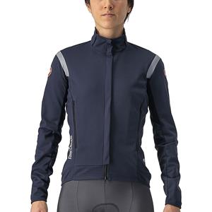 Castelli Women's Perfetto Ros 2 Jacket AW22 - SAVILE BLUE-SILVER REFLEX}
