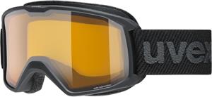 Uvex Elemnt LGL Brillenträger Skibrille Farbe: 2030 black, lasergold lite/clear S1))