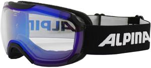 Alpina Pheos Small Varioflex Mirror Skibrille Farbe: 731 black/black, Scheibe: VARIOFLEX blau S1-S2))