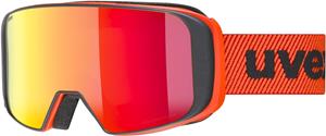 Uvex Saga Take Off Skibrille Farbe: 3030 fierce red mat, mirror red/lasergold lite/clear S1/S3))