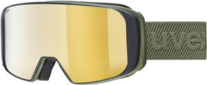 Uvex Saga Take Off Skibrille Farbe: 8030 croco mat, mirror gold/lasergold lite/clear S1/S3))