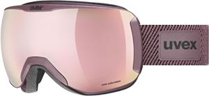 Uvex Downhill 2100 CV Planet Skibrille Farbe: 3030 antique rose mat, mirror rose/colorvision green S2))