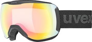 Uvex Downhill 2100 Variomatic Skibrille Farbe: 2030 black mat, mirror rainbow/variomatic clear S1-S3))