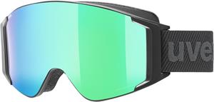 Uvex g.gl 3000 Take Off Skibrille Brillenträger Farbe: 7230 black mat, mirror green/lasergold lite/clear S1/S3))