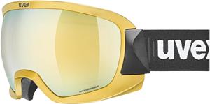 Uvex Contest Colorvision Skibrille Farbe: 6030 chrome gold, mirror gold/colorvision green S2))