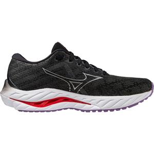 Mizuno WAVE INSPIRE 19 Hardloopschoenen Zwart/Zilver/Bittersweet Dames 