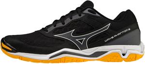 Mizuno Wave Phantom 3 Handbalschoenen Zwart/Wit/Zinnia Dames/Heren 