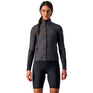 Castelli Women's Unlimited Puffy Cycling Jacket AW21 - DARK GRAY-BLACK-LIGHT GRAY}