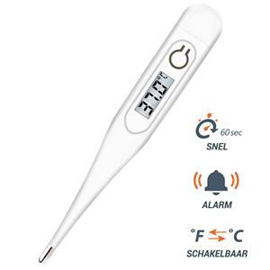 Premium Commerce Thermometer Lichaam - Koortsthermometer Voor Volwassenen - Wit - Incl. Opbergcase En Handleiding!