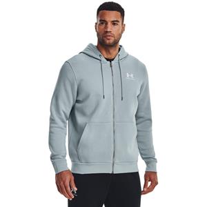 UNDER ARMOUR Essential Fleece Kapuzenjacke Herren 465 - harbor blue/white