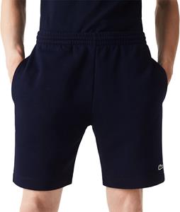 Lacoste Herren Lacoste Shorts aus aufgerautem Bio-Baumwoll-Fleece - Navy Blau 