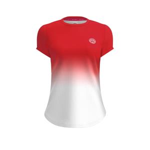 BIDI BADU Tennisshirt Crew Tennisshirt für Damen in rot