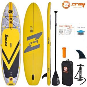 ZRAY EVASION DELUXE 11.0 SUP Board Stand Up Paddle Surf-Board ALU Paddel ISUP...