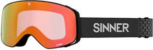 Sinner Olympia skibril - Mat Zwart - Oranje lens