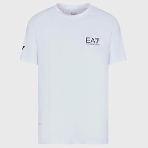 Emporio Armani EA7 Ten Eagle T-Shirt - WHITE- Heren, WHITE