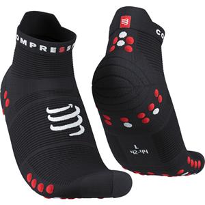 Hohe Socken Unisex COMFORTABEL - Pro Racing Socks V4.0 Run Low XU00047B_906 Black/Red