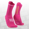 Compressport Pro Racing Socks v4.0 Ultralight Run High pink Größe 39-41