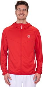 BIDI BADU Crew Kapuzen-Tennisjacke Herren RD - red