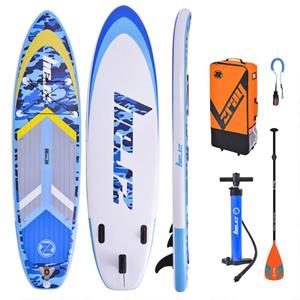 ZRAY Camo Blue 10'8 SUP Board Stand Up Paddle aufblasbar Surfboard 325x84x15cm