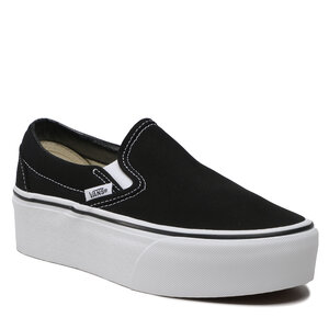 Vans Sneakers aus Stoff  - Classic Slip-On VN0A7Q5RBMX1 Canvas Black/True White