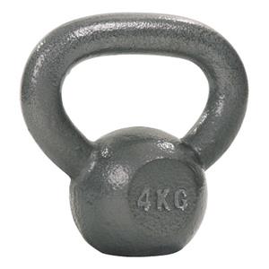 Sport-Thieme Kettlebell Hamerslag, gelakt, grijs, 4 kg