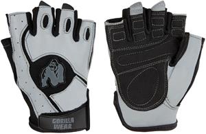 Gorilla Wear Mitchell Training Gloves - Fitness Handschoenen - Zwart / Grijs - S