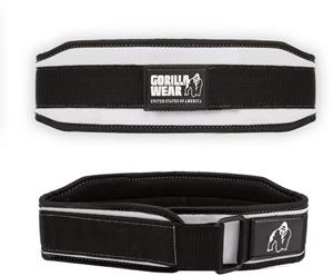 Gorilla Wear 4 Inch Dames Lifting Belt - Zwart / Wit - S
