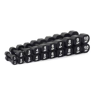 Muscle Power dumbbellset PU micro 1 - 10 kg