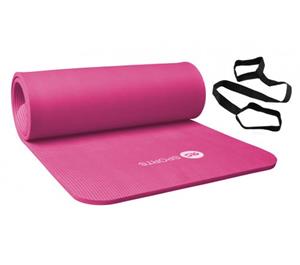RS Sports Fitnessmat / trainingsmat NBR  l roze l 180 x 60 x 1,5 cm