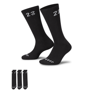 Jordan Essentials Crew sokken (3 paar) - Zwart