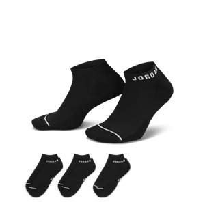 Jordan Everyday No-Show sokken (3 paar) - Zwart