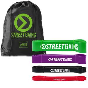 StreetGains Muscle Up Pack - Resistance Fitness Bands | 