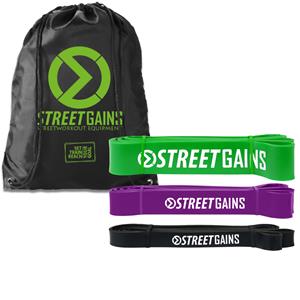StreetGains Pull Up Pack - Resistance Power Bands | 