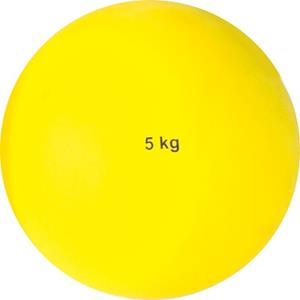 Sport-Thieme Stootkogel  van kunststof, 5 kg, geel, ø 135 mm